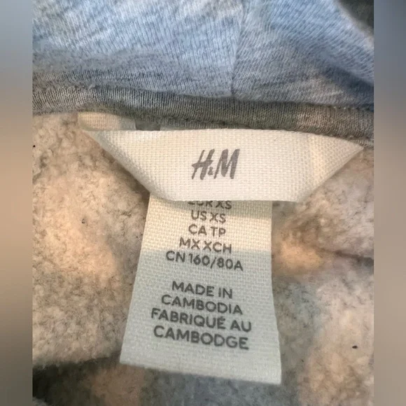 H & M Gray Harvard Hoodie - Picture 3 of 4